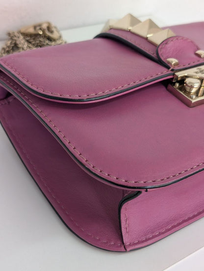 Valentino Garavani Mini Glamlock Rockstud Bag