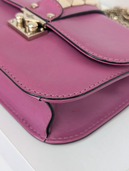 Valentino Garavani Mini Glamlock Rockstud Bag