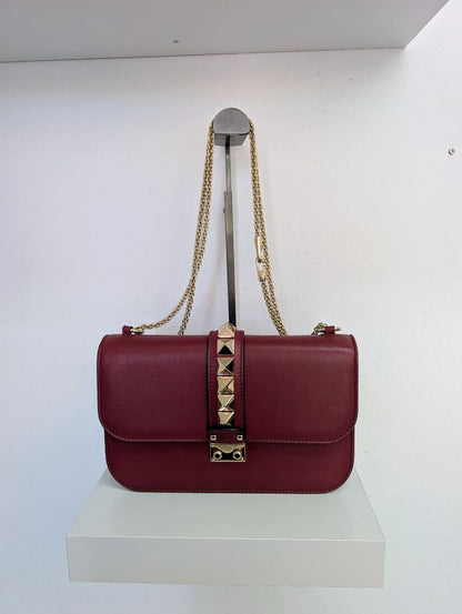 Valentino Garavani Medium Glam Lock Rockstud Bag
