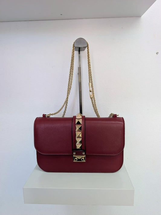 Valentino Garavani Medium Glam Lock Rockstud Bag