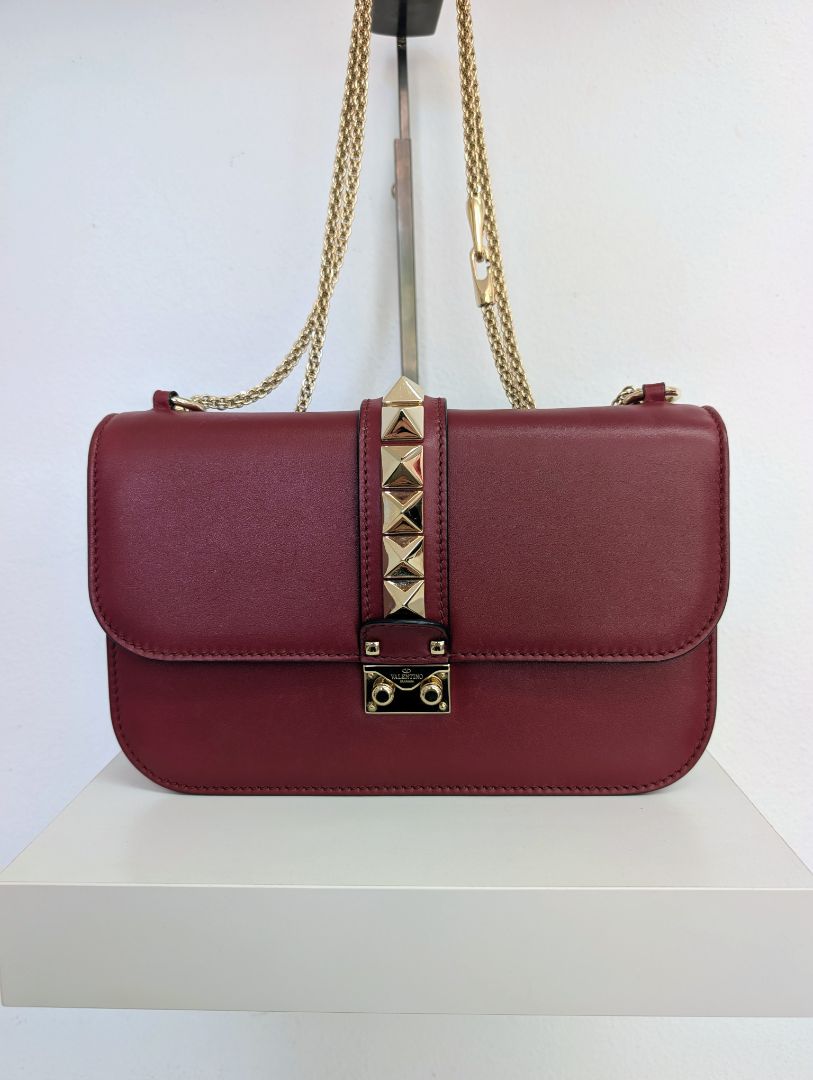 Valentino Garavani Medium Glam Lock Rockstud Bag