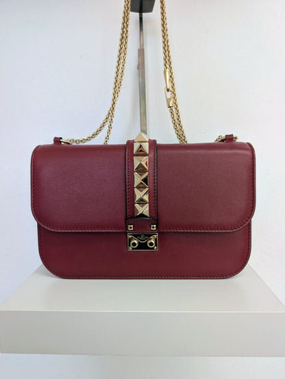Valentino Garavani Medium Glam Lock Rockstud Bag