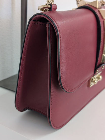 Valentino Garavani Medium Glam Lock Rockstud Bag
