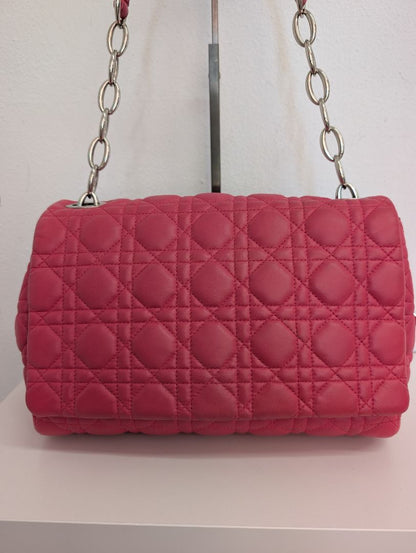 Christian Dior Pink Cannage Flap Bag