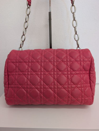 Christian Dior Pink Cannage Flap Bag