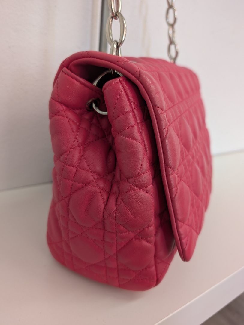 Christian Dior Pink Cannage Flap Bag