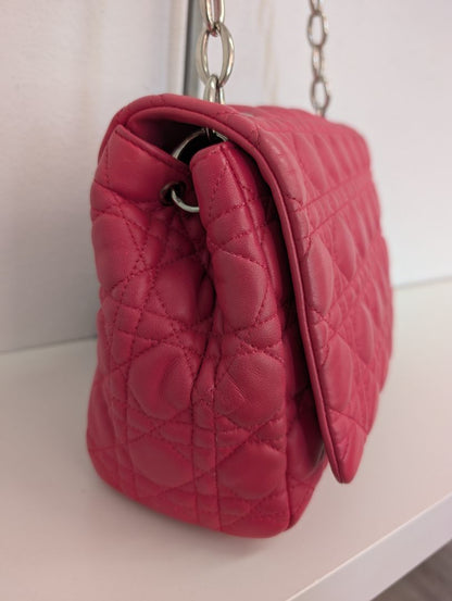 Christian Dior Pink Cannage Flap Bag