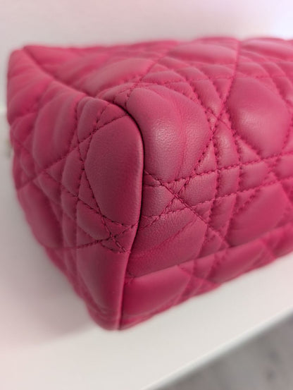 Christian Dior Pink Cannage Flap Bag