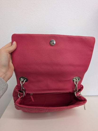 Christian Dior Pink Cannage Flap Bag