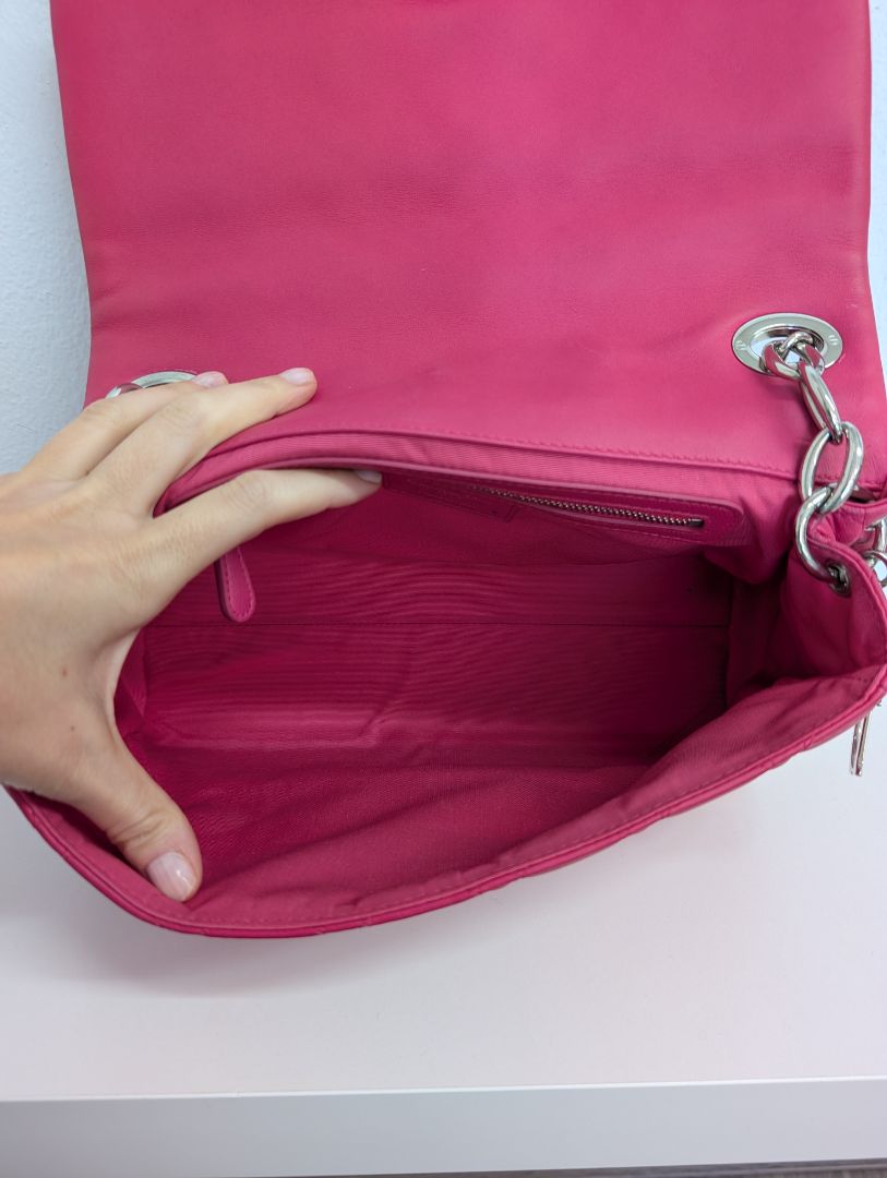 Christian Dior Pink Cannage Flap Bag