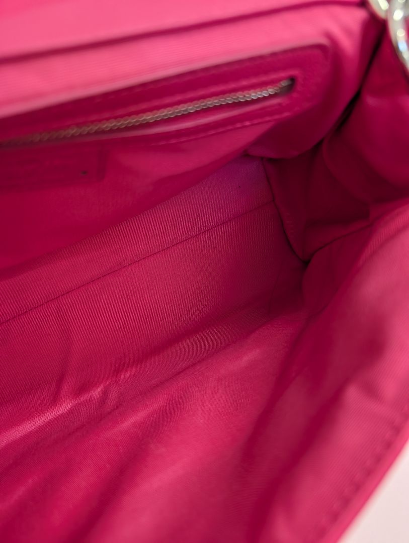 Christian Dior Pink Cannage Flap Bag
