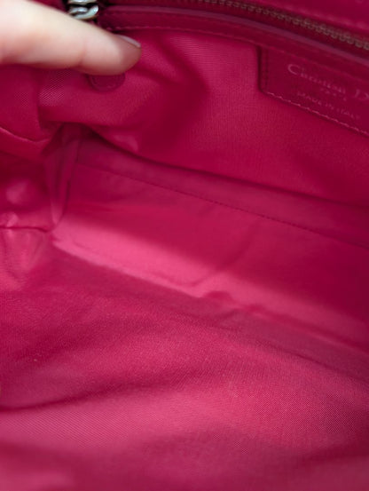 Christian Dior Pink Cannage Flap Bag