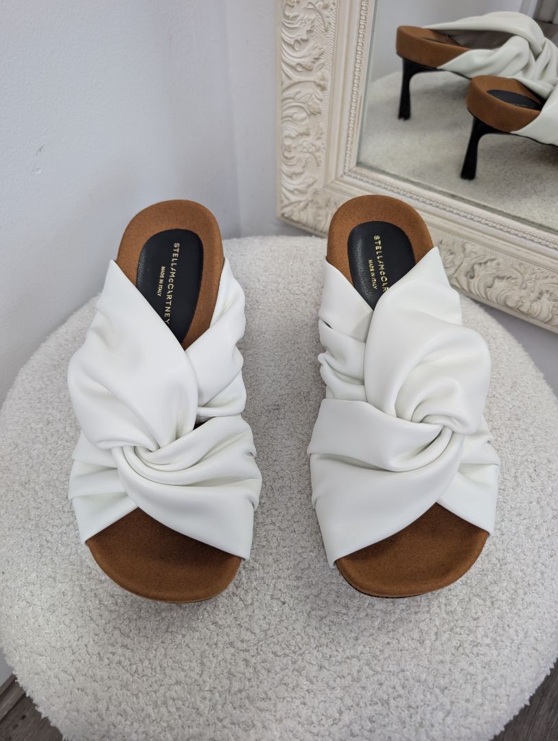 Stella McCartney Terra Twisted Mules. Size 38.