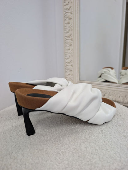 Stella McCartney Terra Twisted Mules. Size 38.