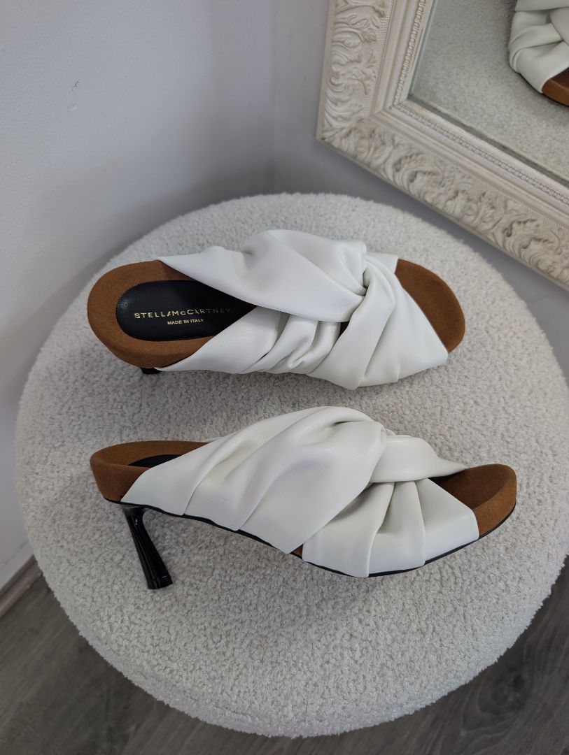 Stella McCartney Terra Twisted Mules. Size 38.