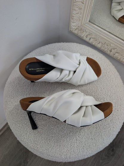 Stella McCartney Terra Twisted Mules. Size 38.