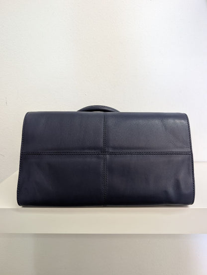 Tods Navy Seller Bowler Bag