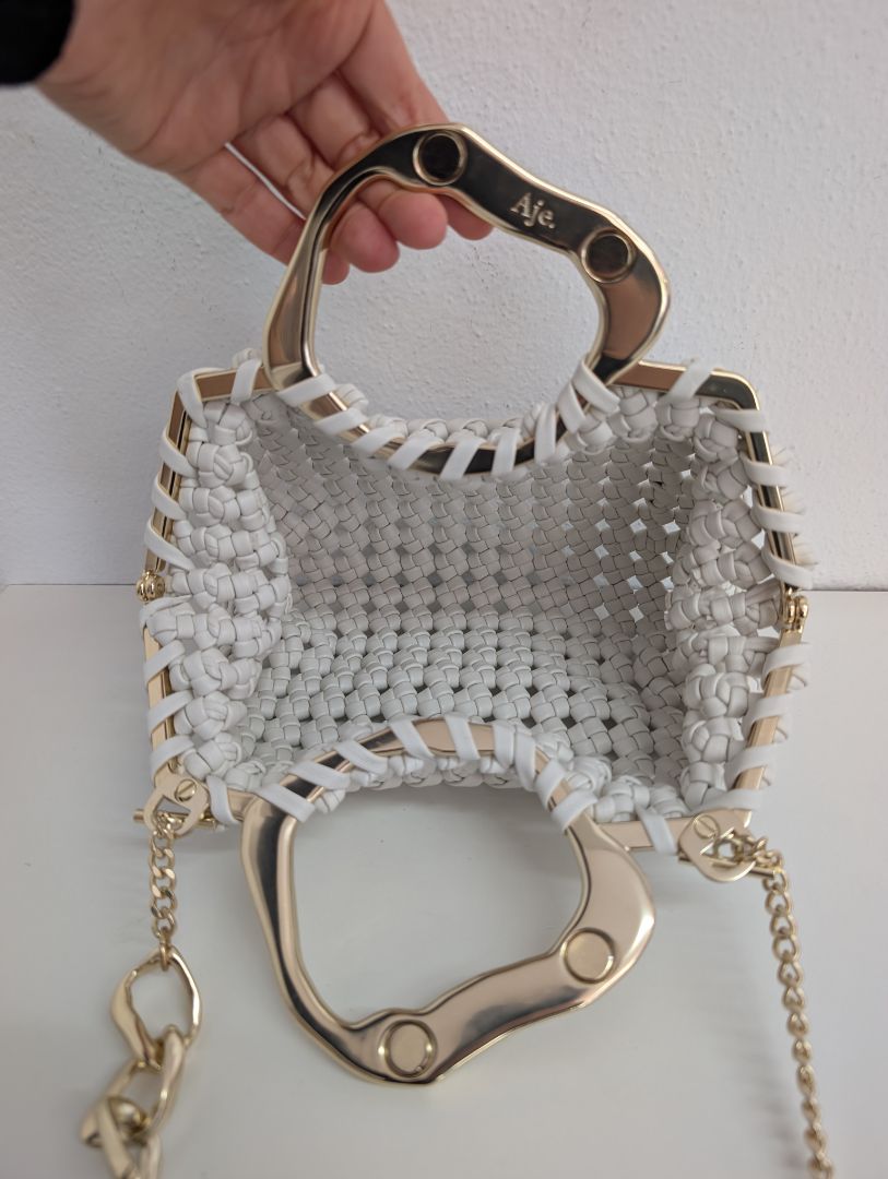 Aje Weave Micro Handbag
