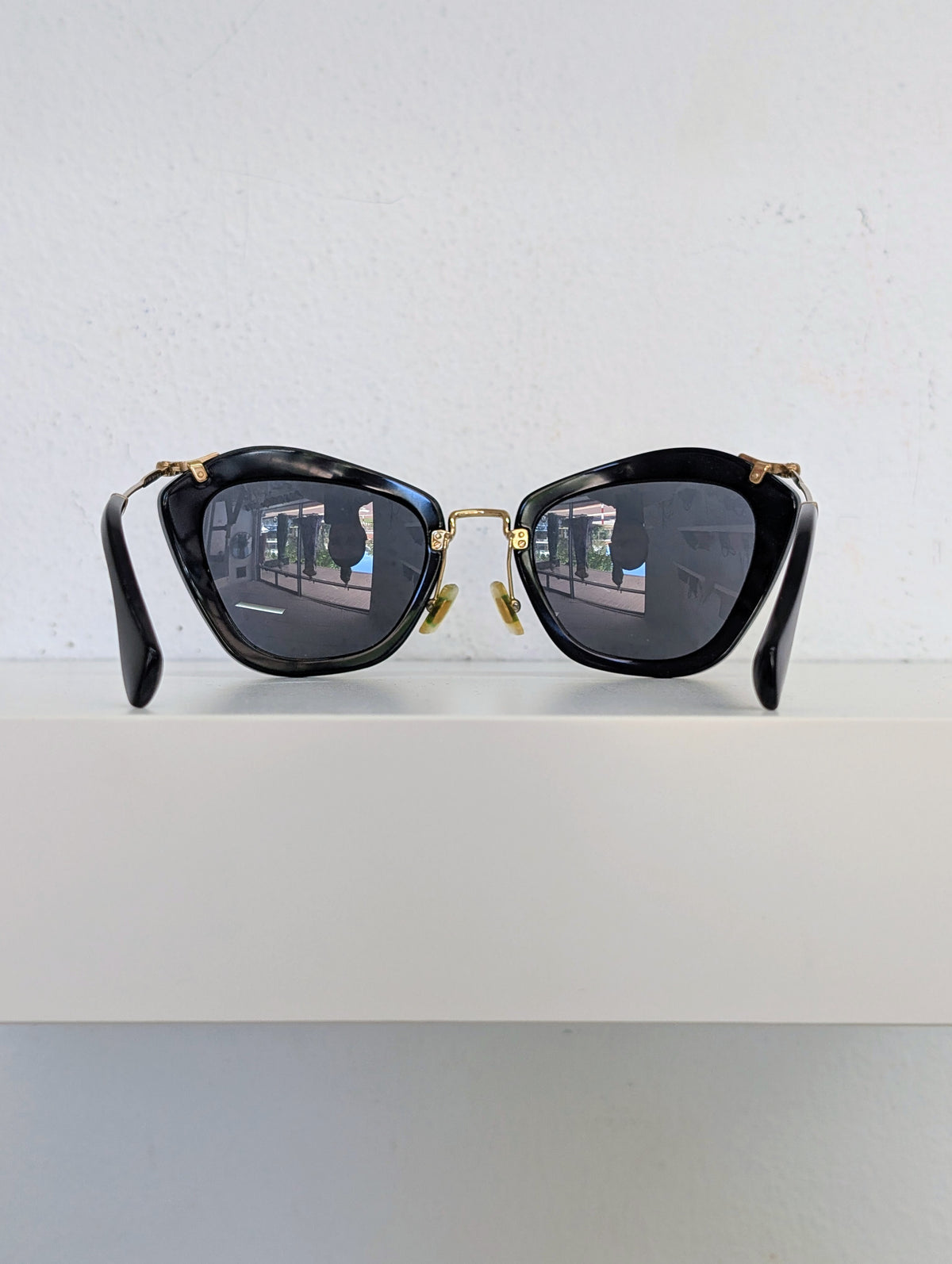 Miu Miu Noir Cat Eye Sunglasses