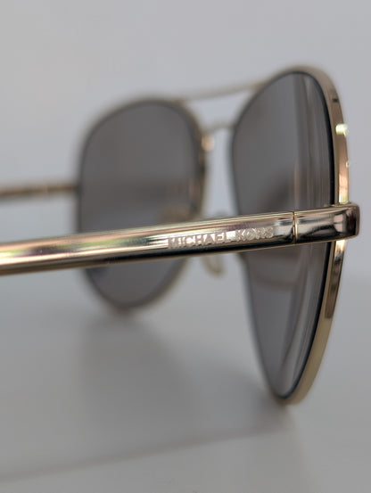 Michael Kors Gold Mirrored Aviator Sunglasses