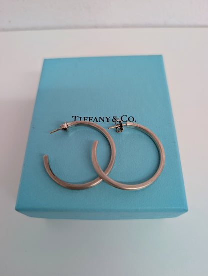 Tiffany & Co. Silver Hoop Earrings