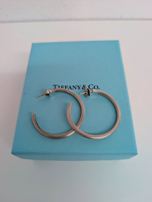 Tiffany & Co. Silver Hoop Earrings