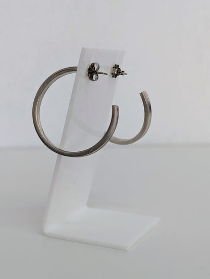 Tiffany & Co. Silver Hoop Earrings
