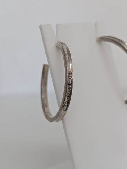 Tiffany & Co. Silver Hoop Earrings