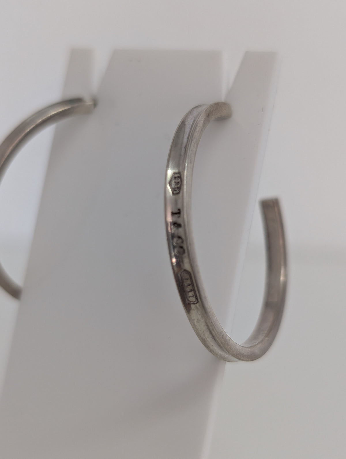 Tiffany & Co. Silver Hoop Earrings