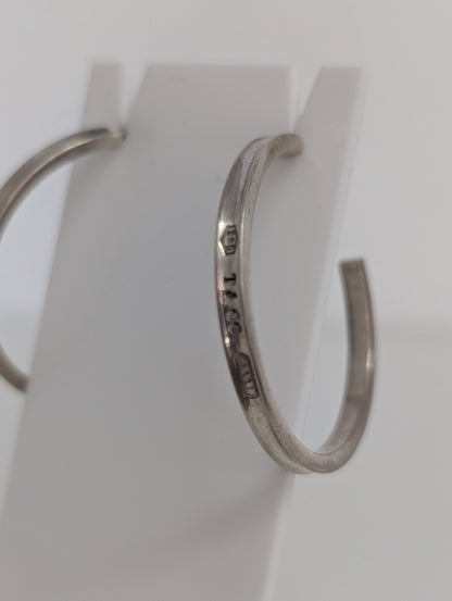 Tiffany & Co. Silver Hoop Earrings