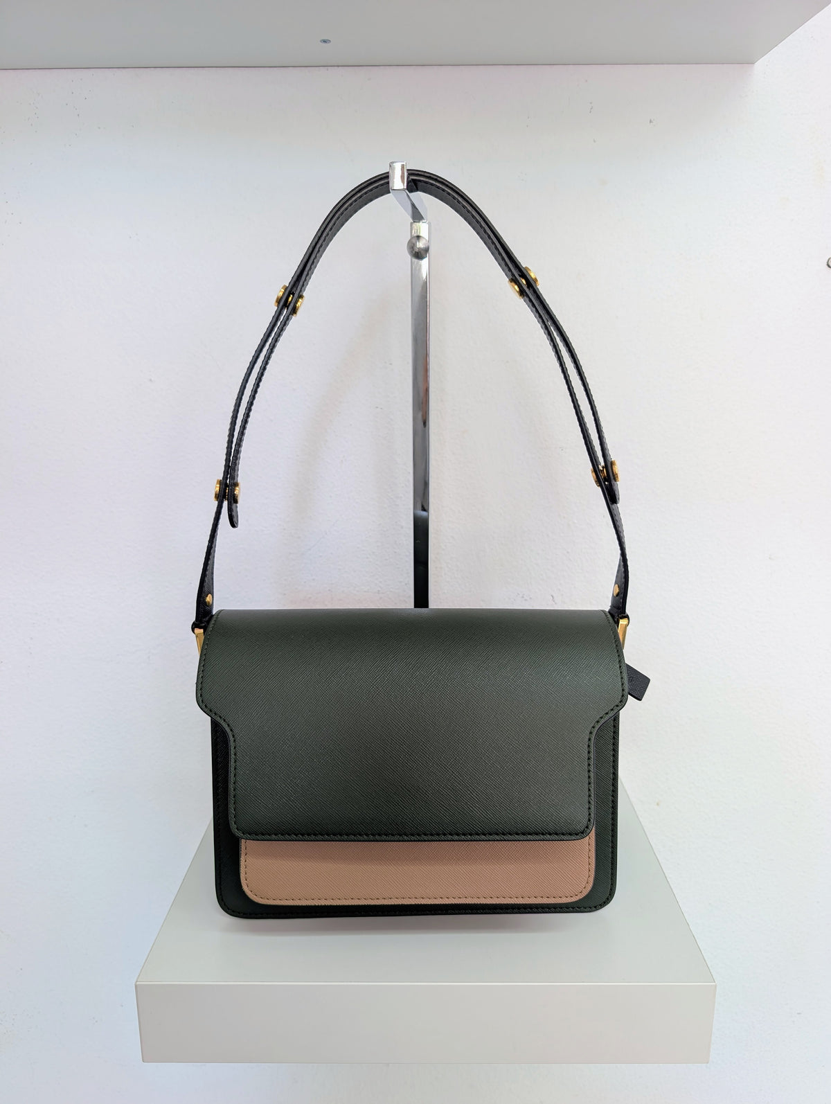 Marni Tri Colour Trunk Bag