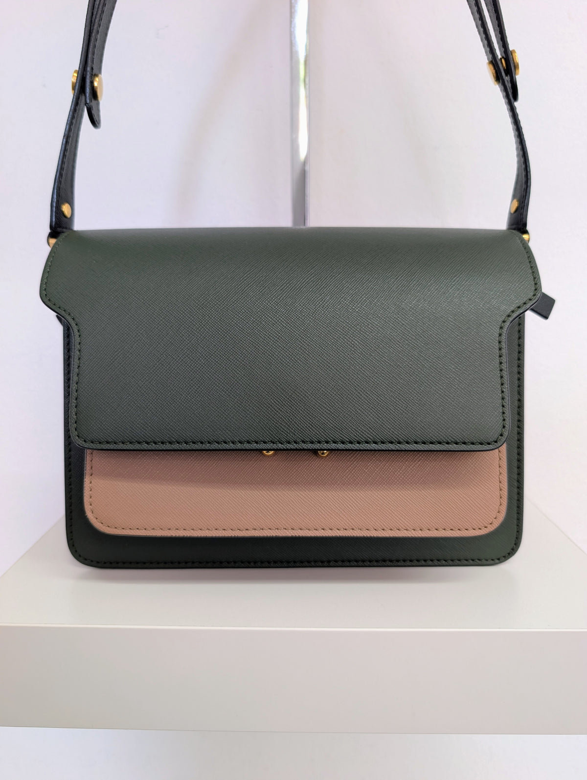 Marni Tri Colour Trunk Bag