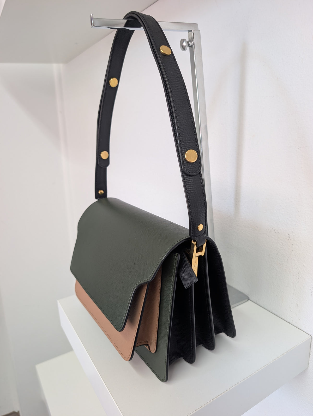 Marni Tri Colour Trunk Bag