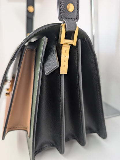 Marni Tri Colour Trunk Bag