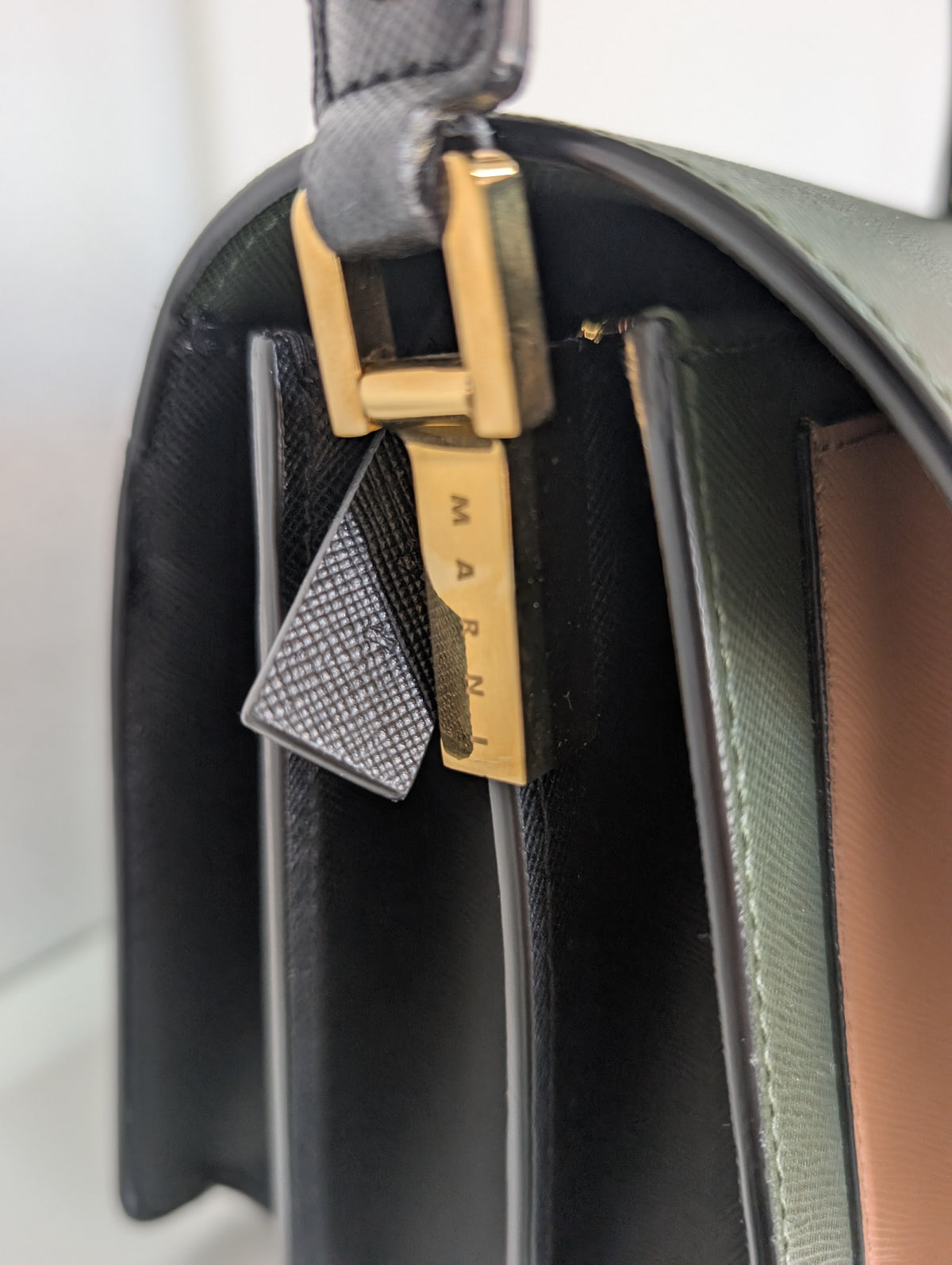 Marni Tri Colour Trunk Bag