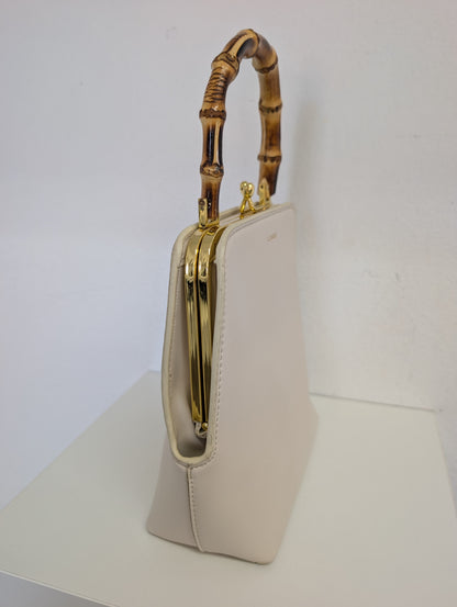 Jil Sander Goji Bamboo Handle Leather Bag