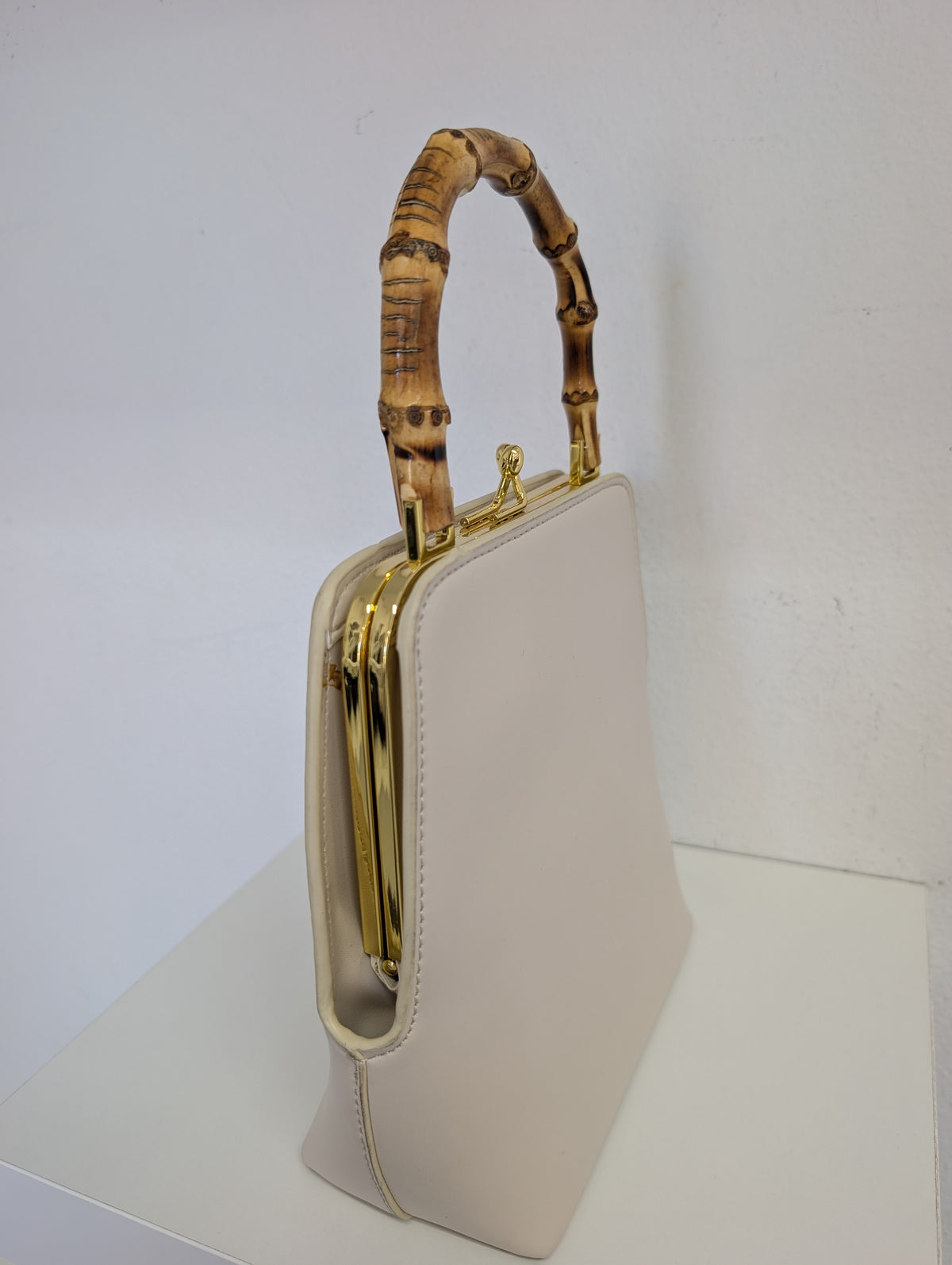 Jil Sander Goji Bamboo Handle Leather Bag