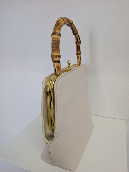 Jil Sander Goji Bamboo Handle Leather Bag