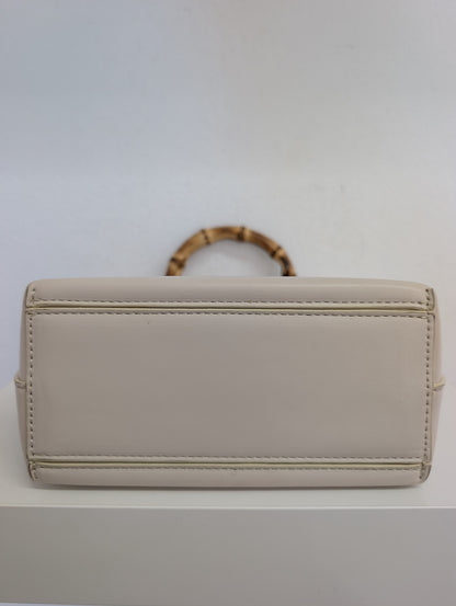 Jil Sander Goji Bamboo Handle Leather Bag