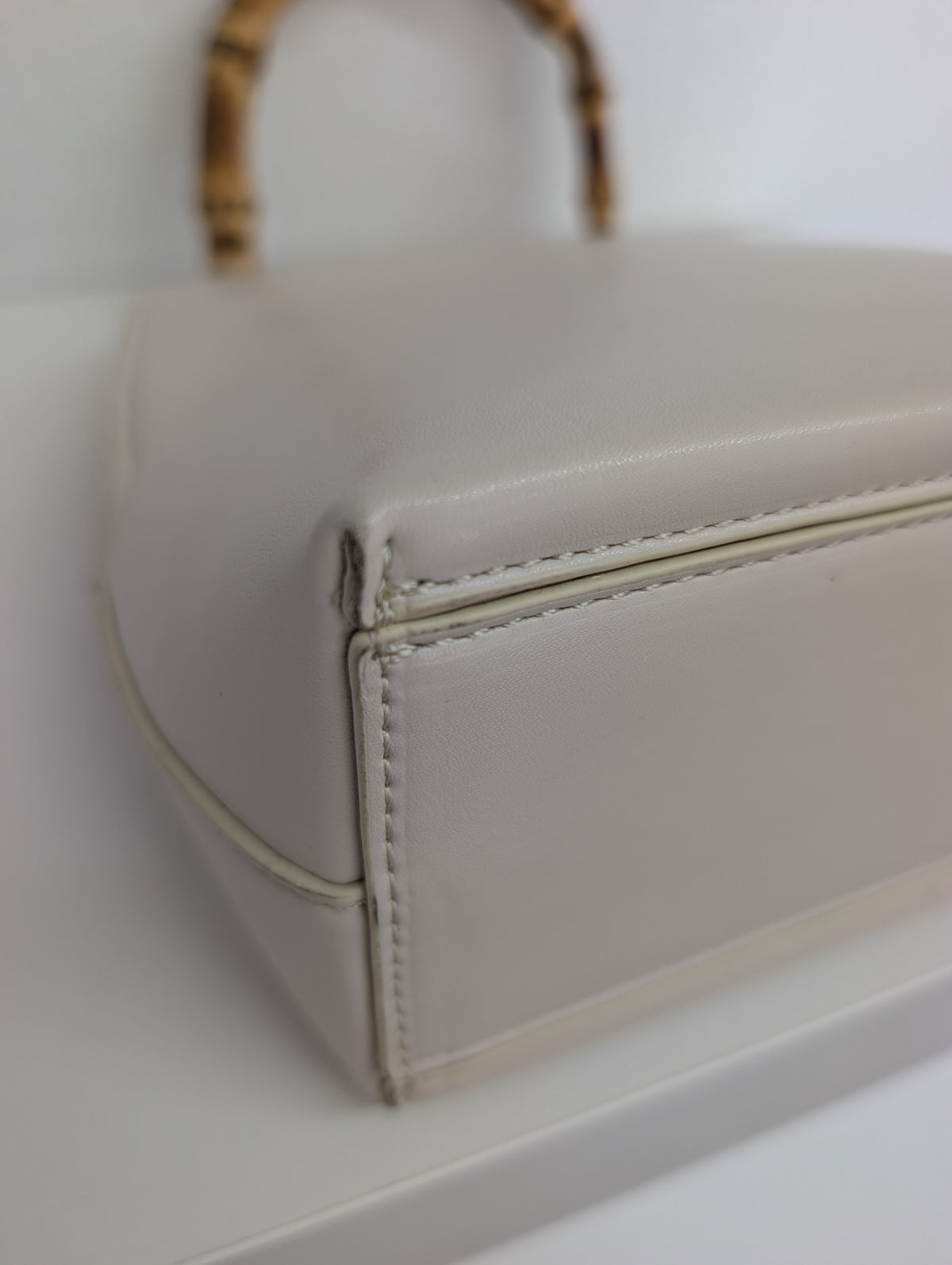 Jil Sander Goji Bamboo Handle Leather Bag