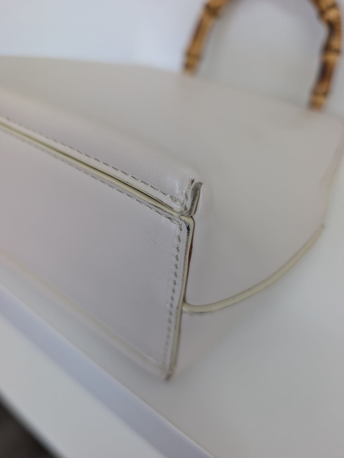 Jil Sander Goji Bamboo Handle Leather Bag