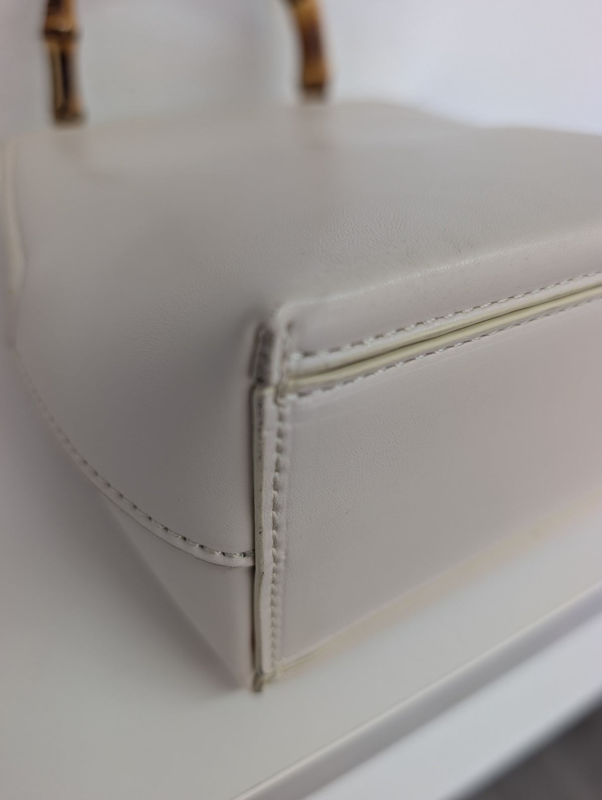 Jil Sander Goji Bamboo Handle Leather Bag