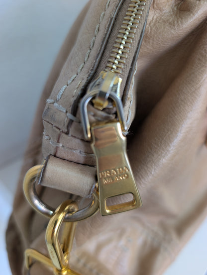 Prada Vitello Shine Satchel Bag