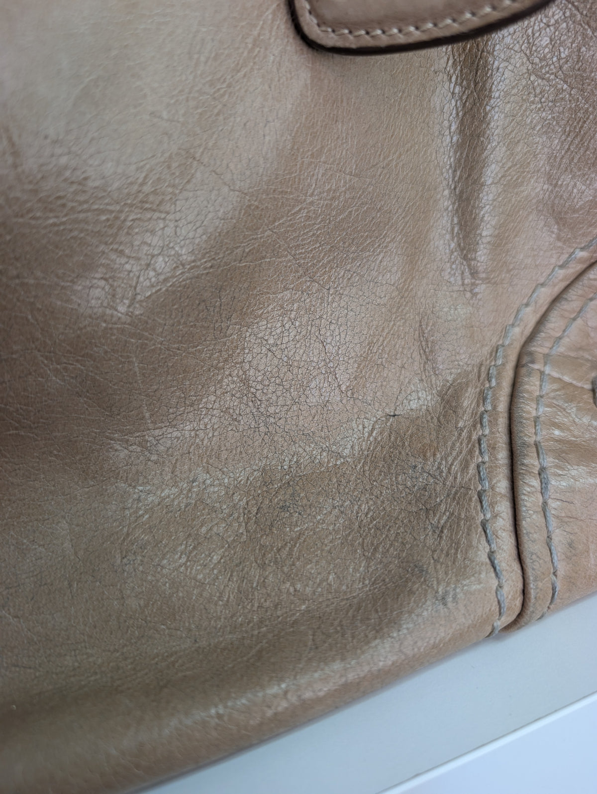 Prada Vitello Shine Satchel Bag
