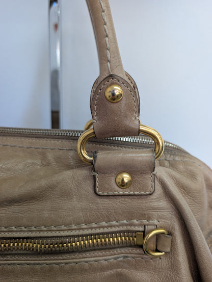 Prada Vitello Shine Satchel Bag