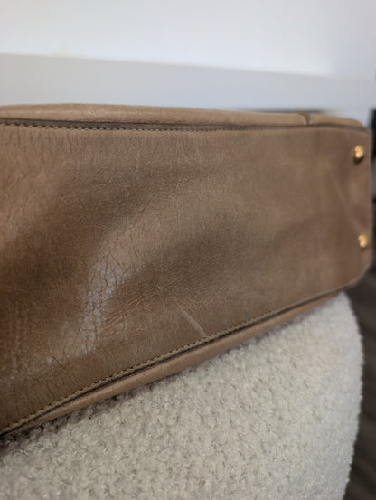 Prada Vitello Shine Satchel Bag