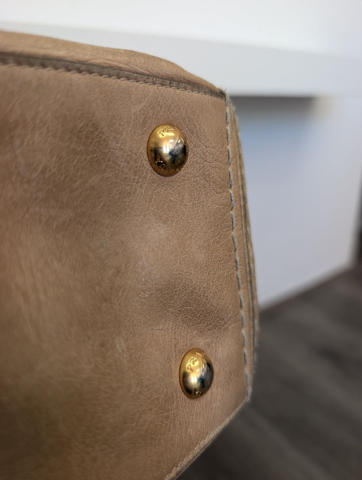 Prada Vitello Shine Satchel Bag
