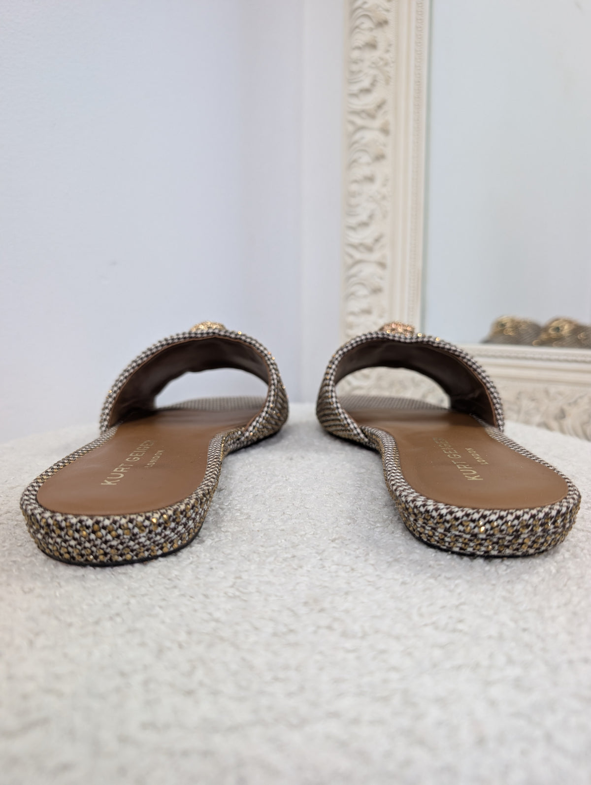 Kurt Geiger Kensington Flat Slides. Size 38.