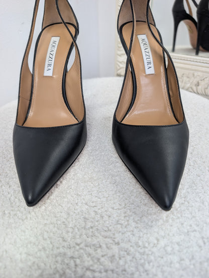 Aquazzura Deneuve Bow Tie Pumps. Size 39.