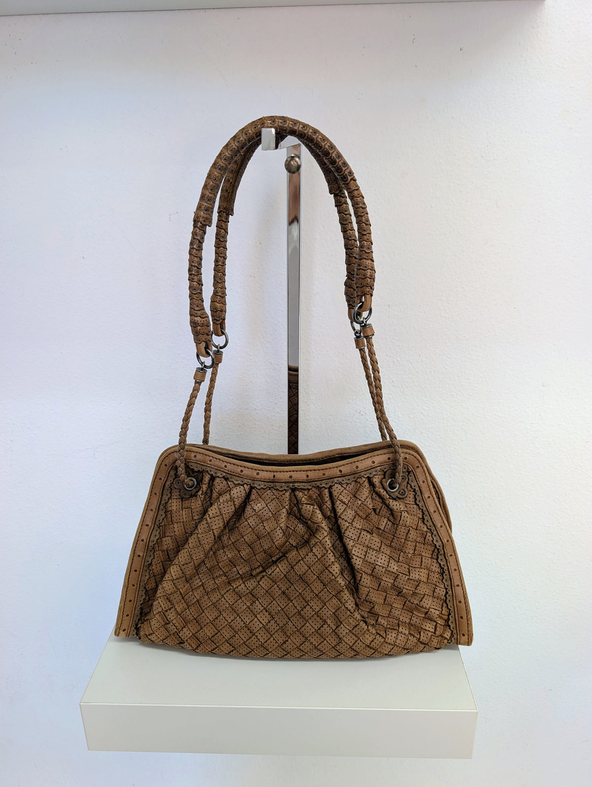 Bottega Veneta Vintage Weave Shoulder Bag